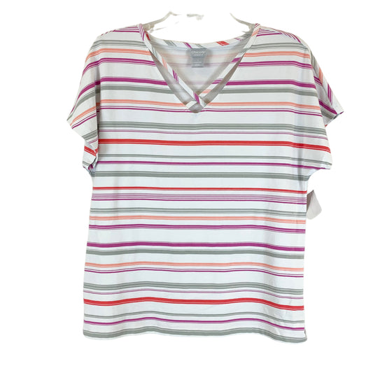 Top Short Sleeve Basic By Zenergy By Chicos O  Size: M | 1