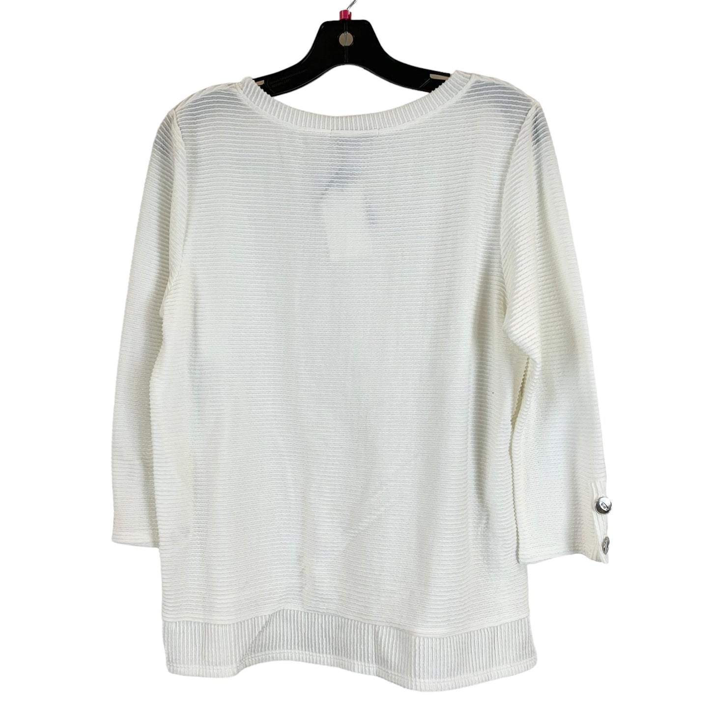 Top 3/4 Sleeve Basic By Green Envelope  Size: L