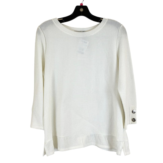 Top 3/4 Sleeve Basic By Green Envelope  Size: L