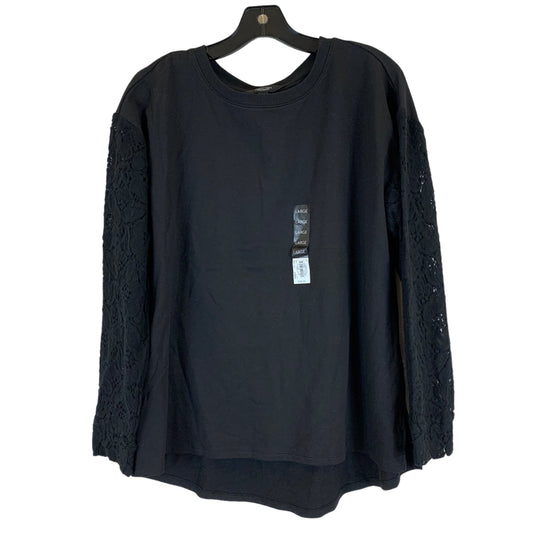 Top Long Sleeve Basic By Simply Vera  Size: L