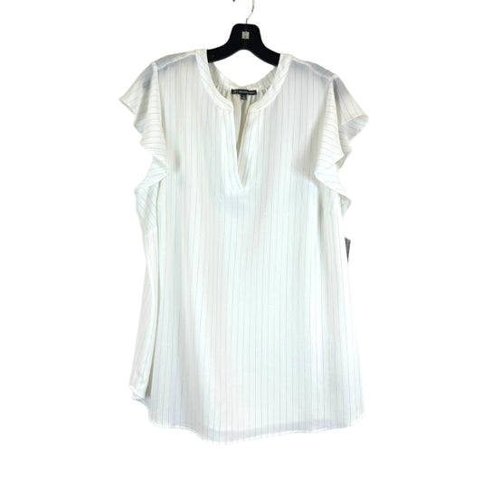 Top Short Sleeve By Adrianna Papell  Size: 1x