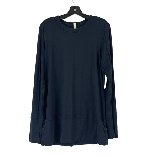 Athletic Top Long Sleeve Collar By Lululemon  Size: L