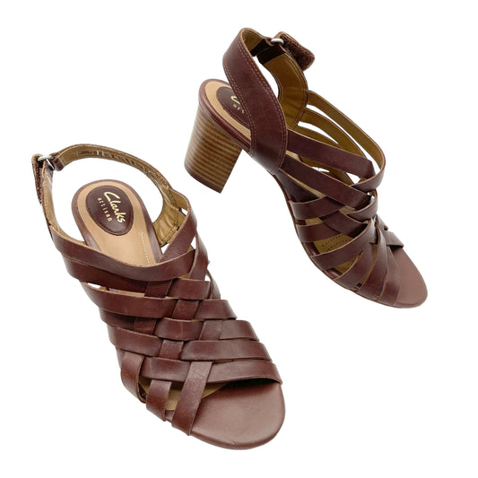 Sandals Heels Block By Clarks  Size: 7.5