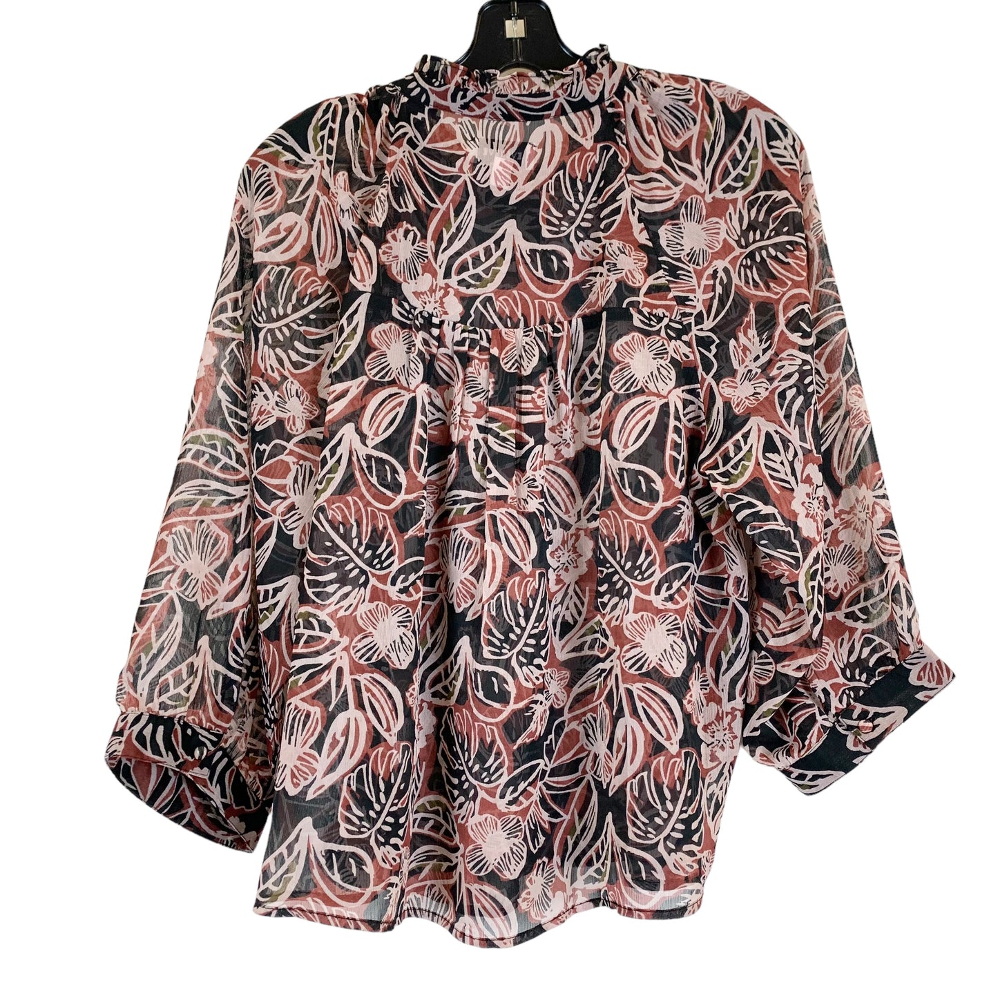 Blouse Long Sleeve By Evereve  Size: L