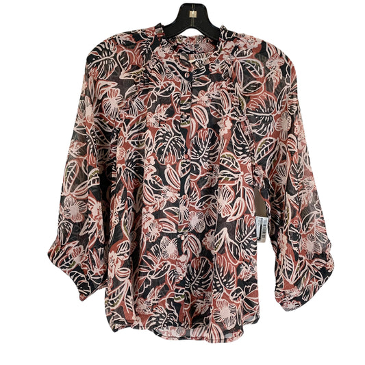 Blouse Long Sleeve By Evereve  Size: L