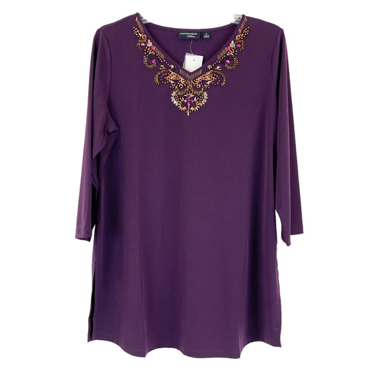 Top 3/4 Sleeve By Susan Graver  Size: M