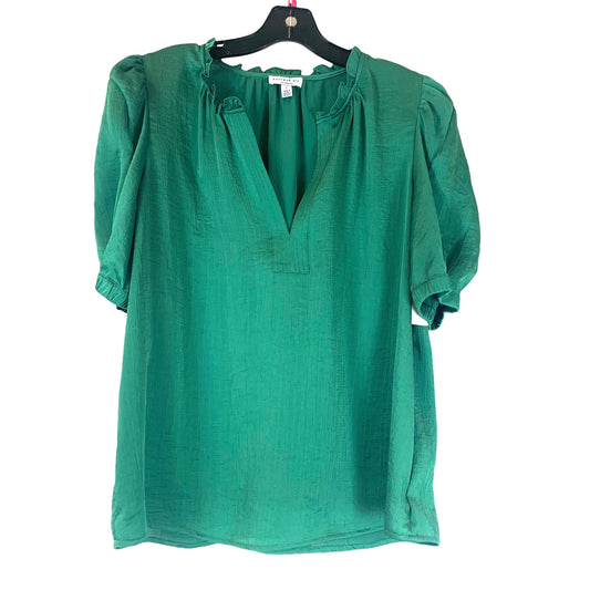 Blouse Short Sleeve By Current air Size: L