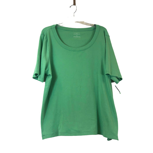 Top Short Sleeve Basic By Talbots  Size: 3x