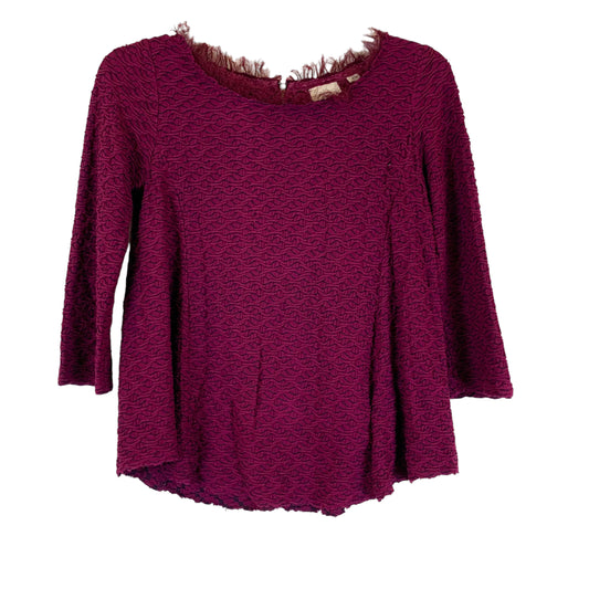 Top 3/4 Sleeve By Anthropologie Size: S