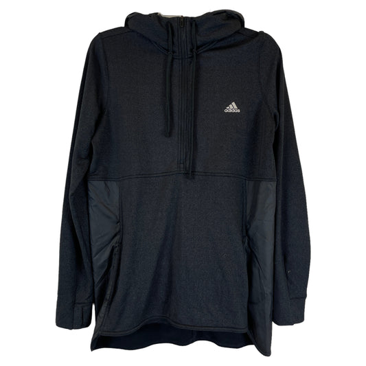 Athletic Top Long Sleeve Collar By Adidas  Size: L