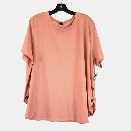 Top Short Sleeve Basic By Shein  Size: 2x