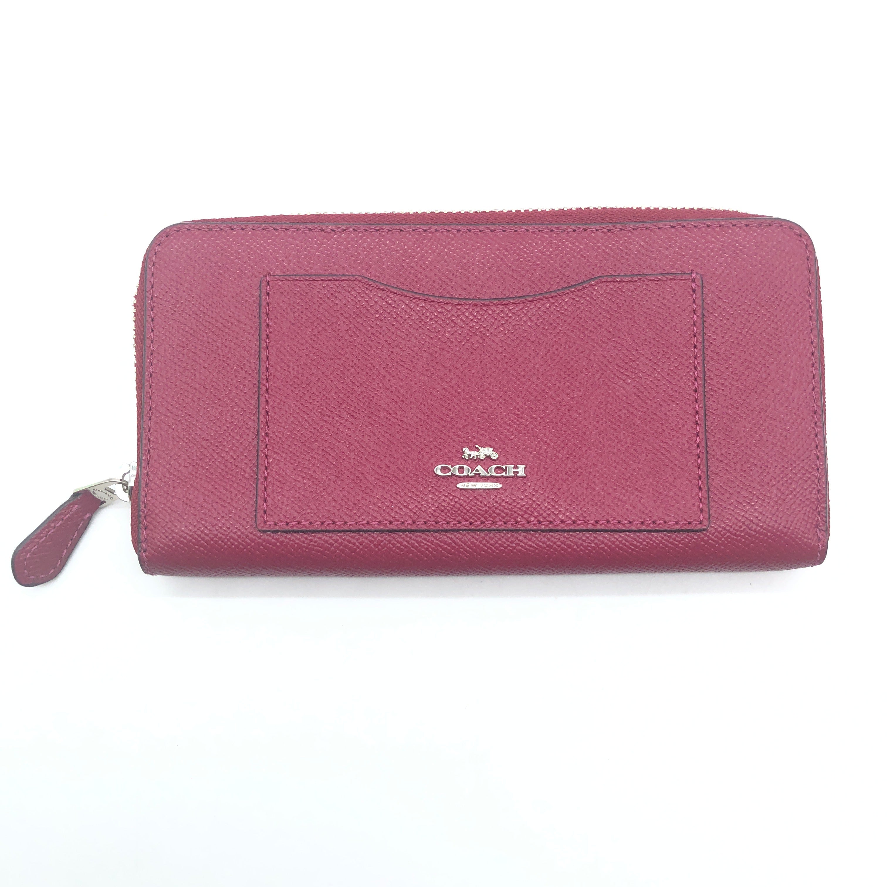 Cloth handbag Coach Red in Cloth - 34444624