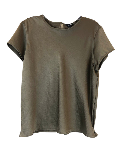 Top Short Sleeve Basic By Express  Size: Xl