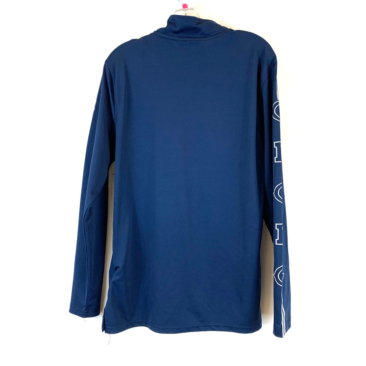 Athletic Top Long Sleeve Collar By Nfl  Size: L