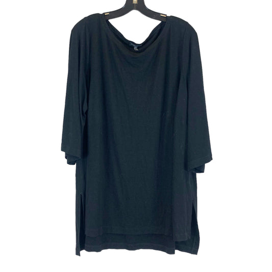 Top 3/4 Sleeve Basic By Eileen Fisher  Size: 2x